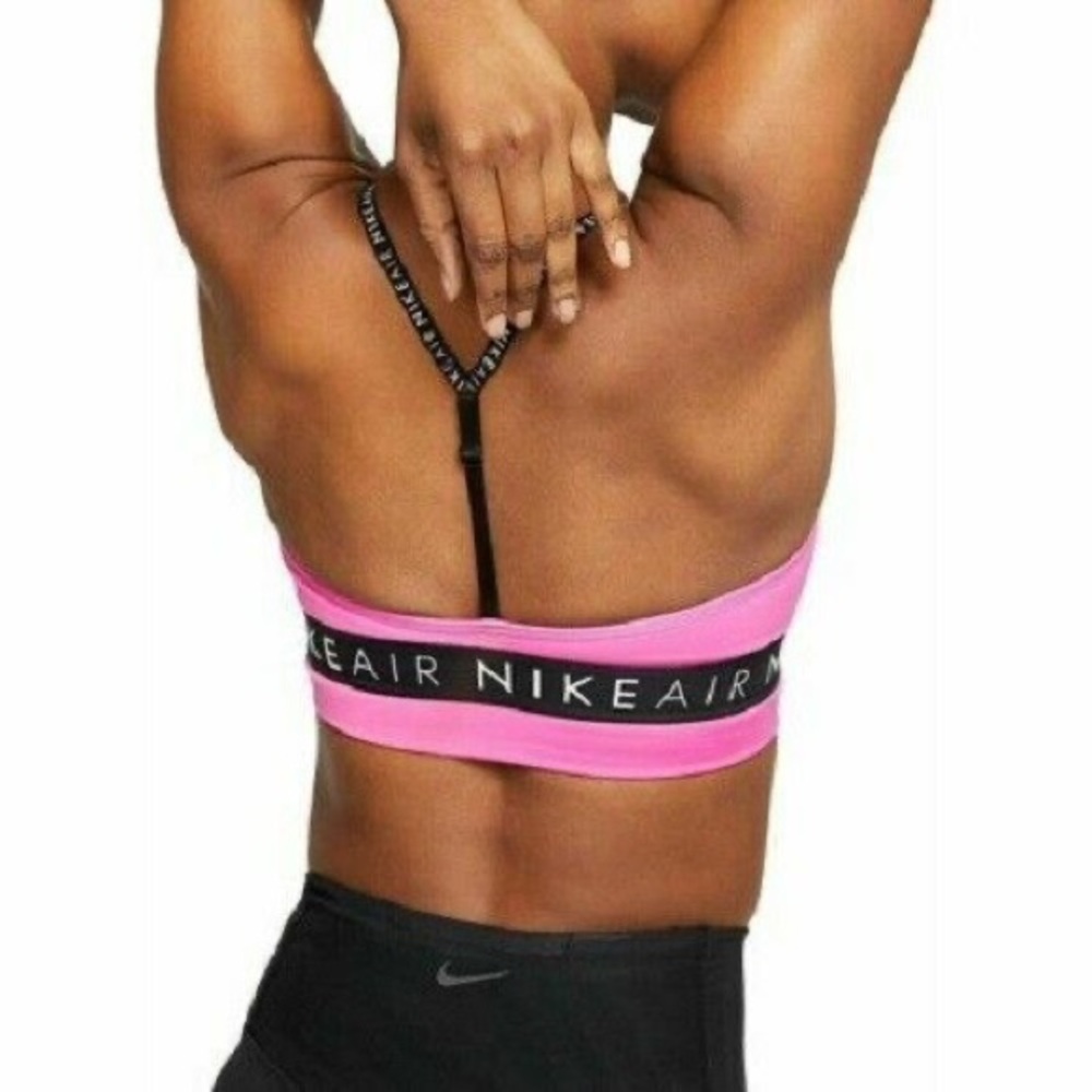 Nike Pink Dri-FIT Sports Bra - Picture 2 of 5